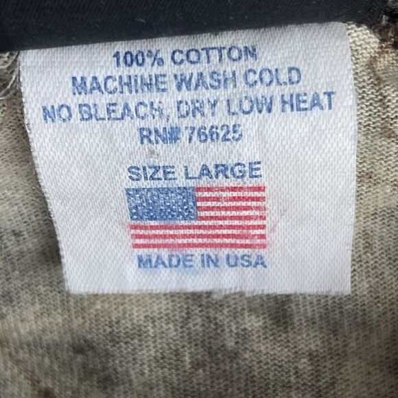 Vintage Sasquatch Mossy Oak Shadow Grass Turtleneck Adult Large Hunting USA 90s - Picture 6 of 10